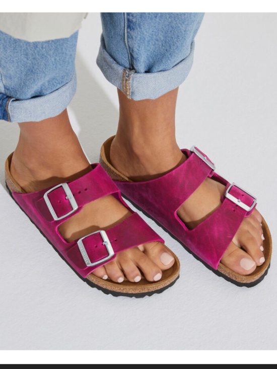 Birkenstock Shoes - Birkenstock Arizona Festival Fuchsia Oiled Leather Women’s Sandals 41 US 10-10.5